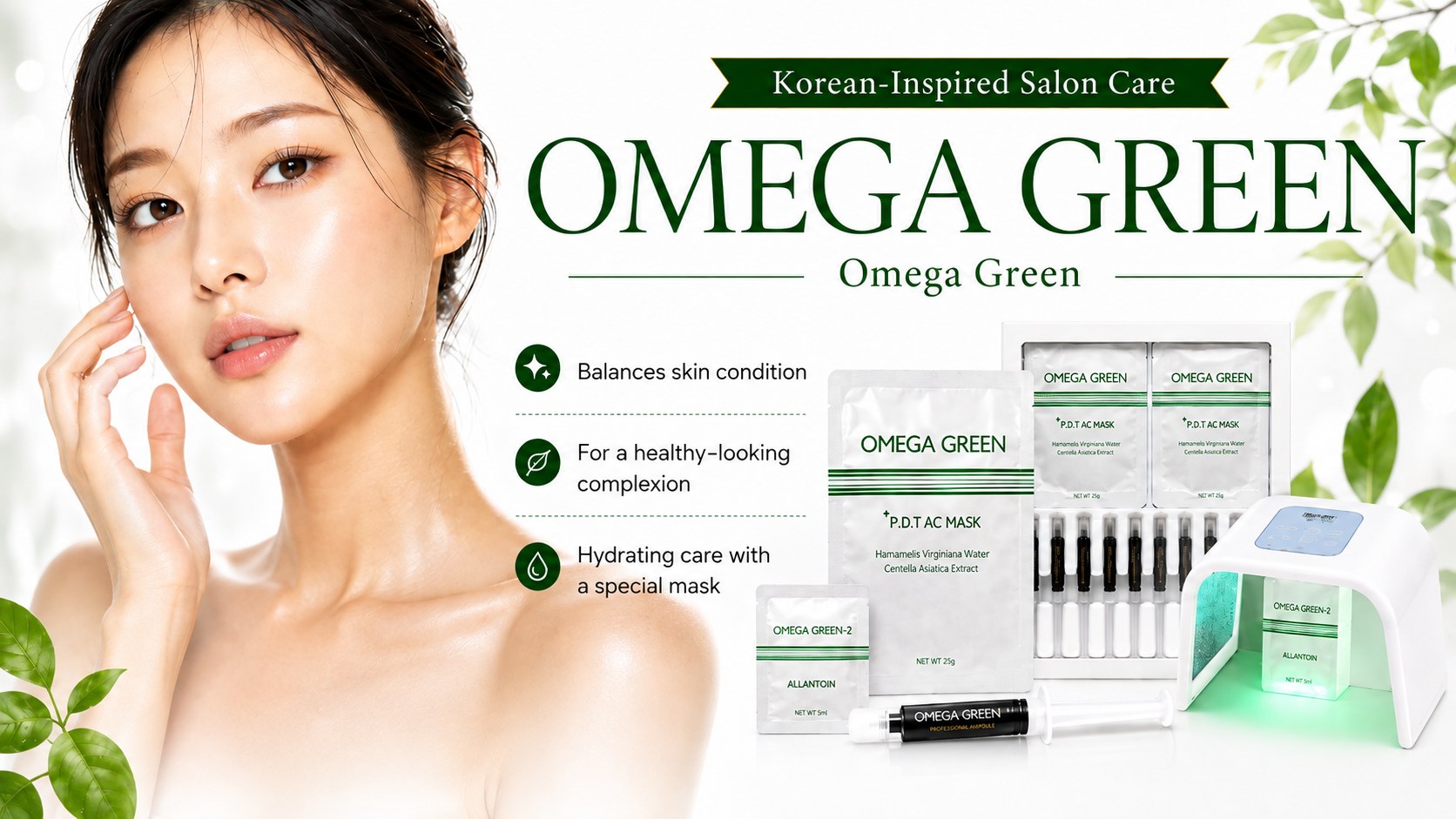 OMEGA GREEN｜Korean-Inspired Salon Care｜For those concerned about skin troubles and acne